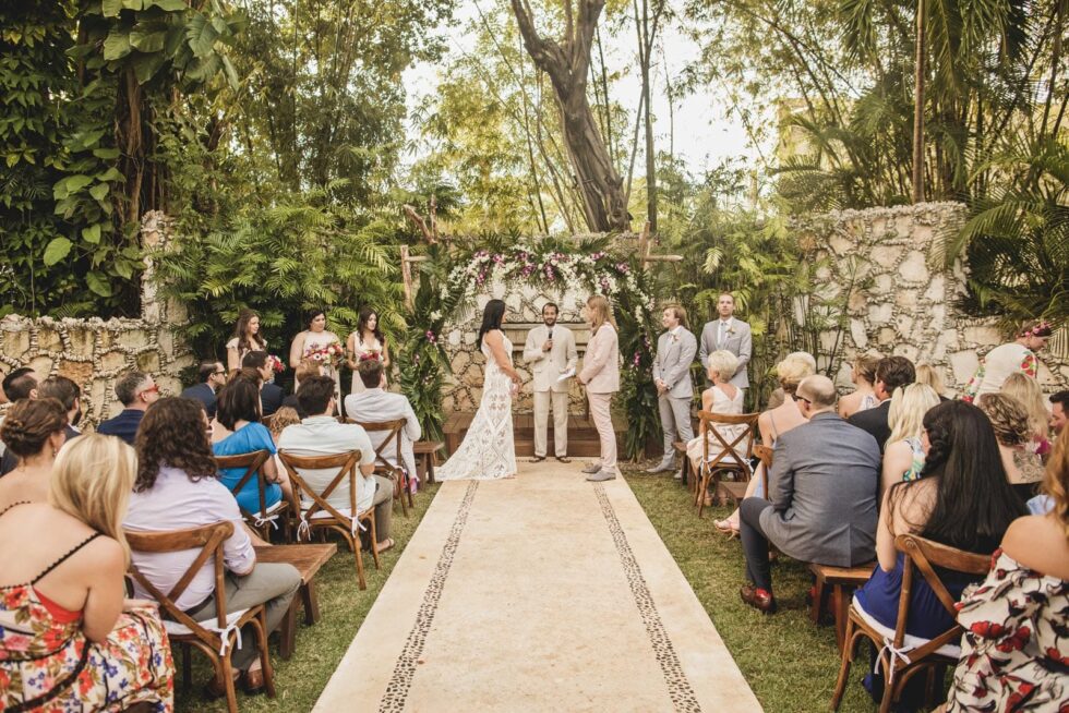 Beyond the Sand: Garden & Terrace Wedding Photos in Cabo