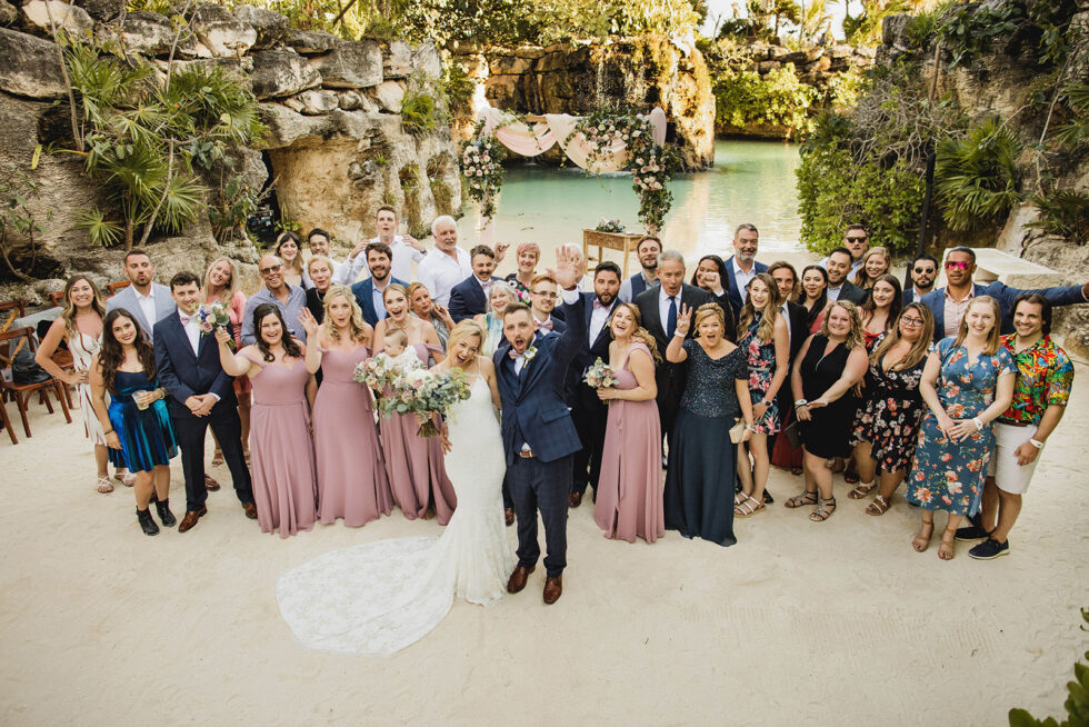 Photographing Large Bridal Parties in Cabo