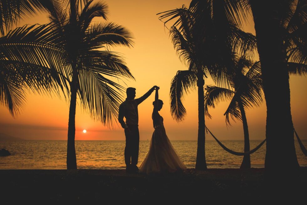 Timeless Silhouettes: Sunset Backlit Shots in Cabo