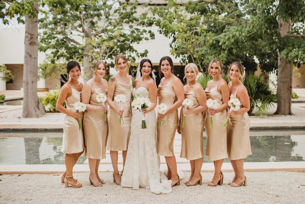 Why Bridesmaids Wear Same Dresses? Cabo Tradition.